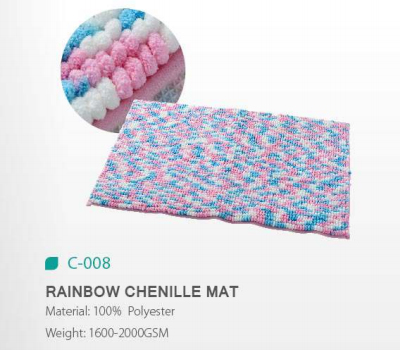 RAINBOW CHENILLE MAT