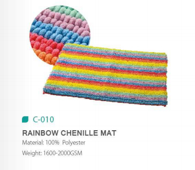 RAINBOW CHENILLE MAT