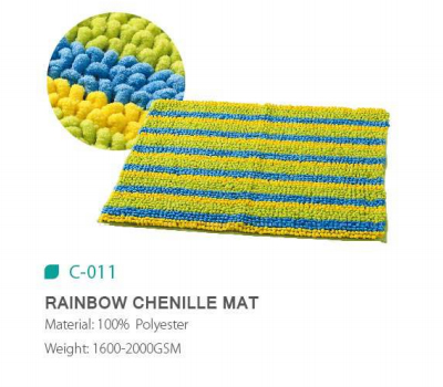 RAINBOW CHENILLE MAT